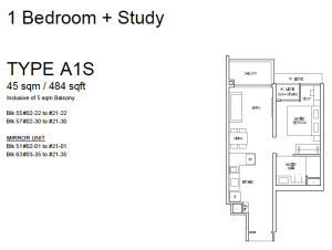 emerald-of-katong-jalan-tembusu-floorplan-1-bedroom-type-A1s